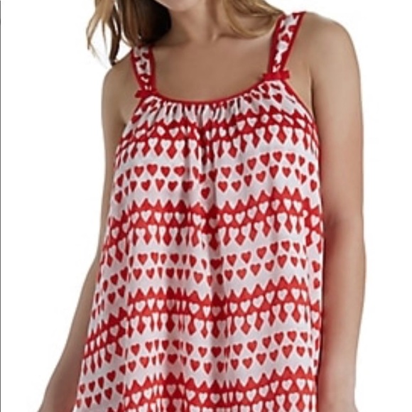 kate spade Other - Kate Spade NY Hearts Crinkle Chiffon Chemise set